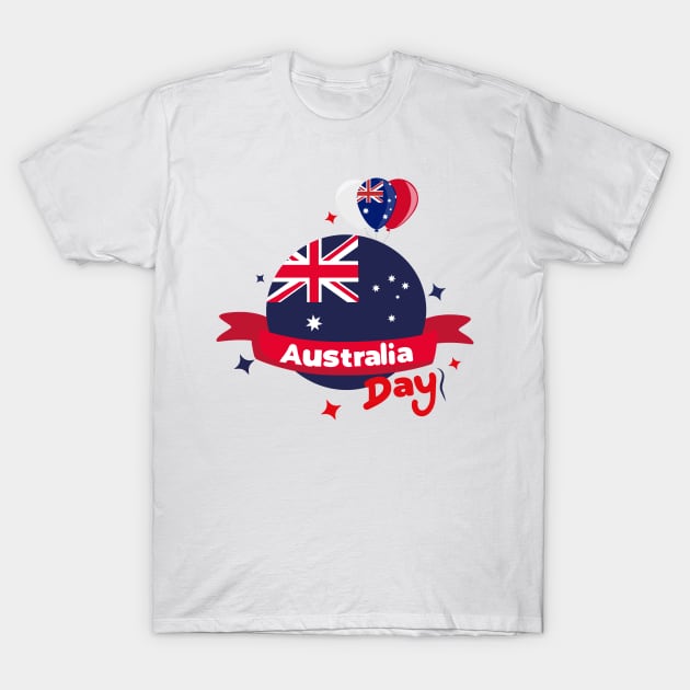 Australia day T-Shirt by Shop-now-4-U 